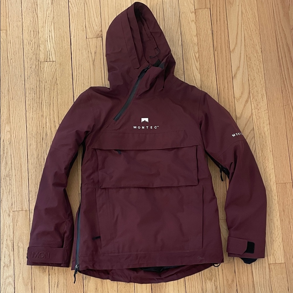 Montec Women's Ski & Snowboard Jacket - Burgundy/Maroon